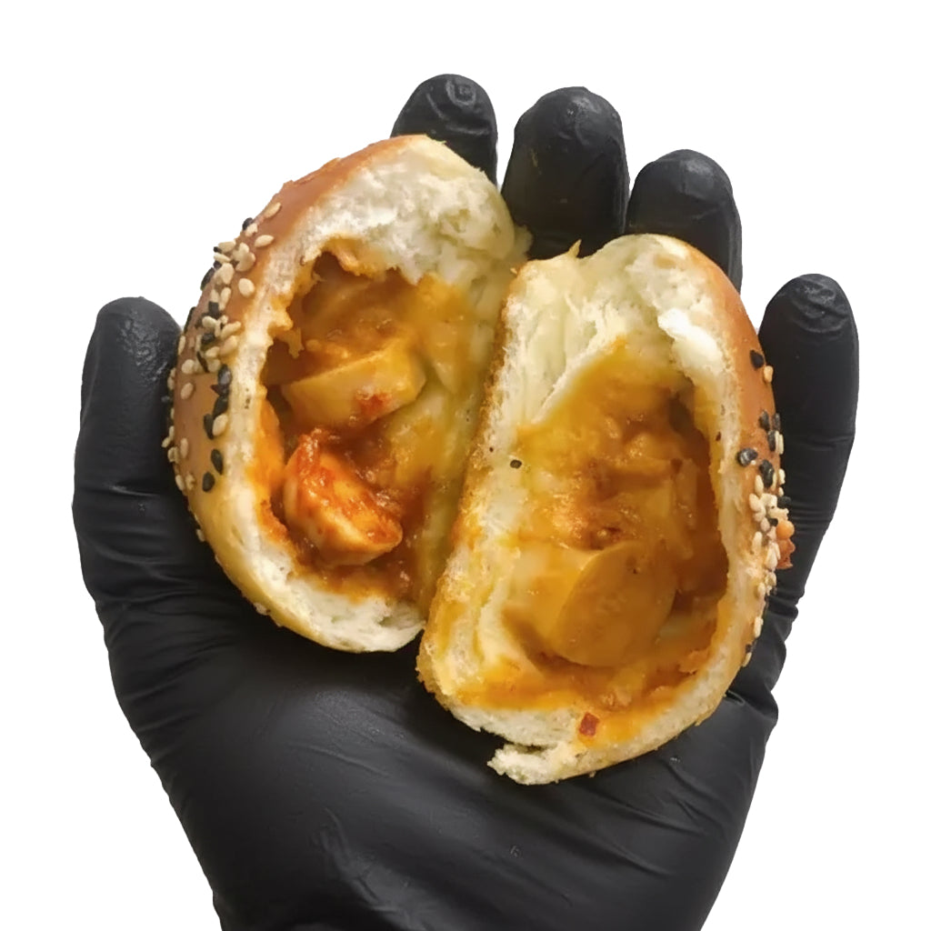 Chicken Sausage Pizza Brioche Bun (2pcs)
