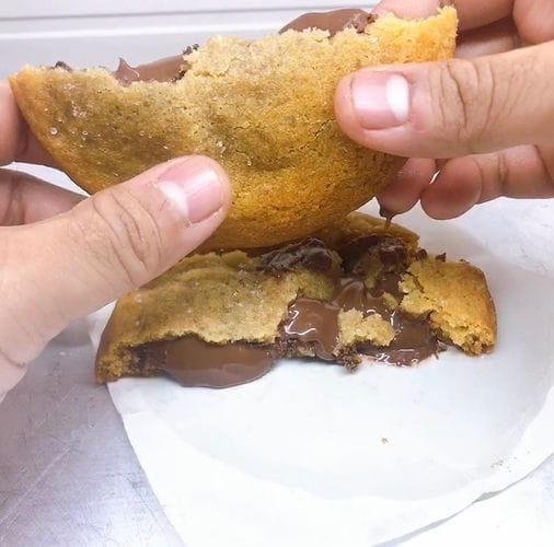 Nutella Seasalt Cookie
